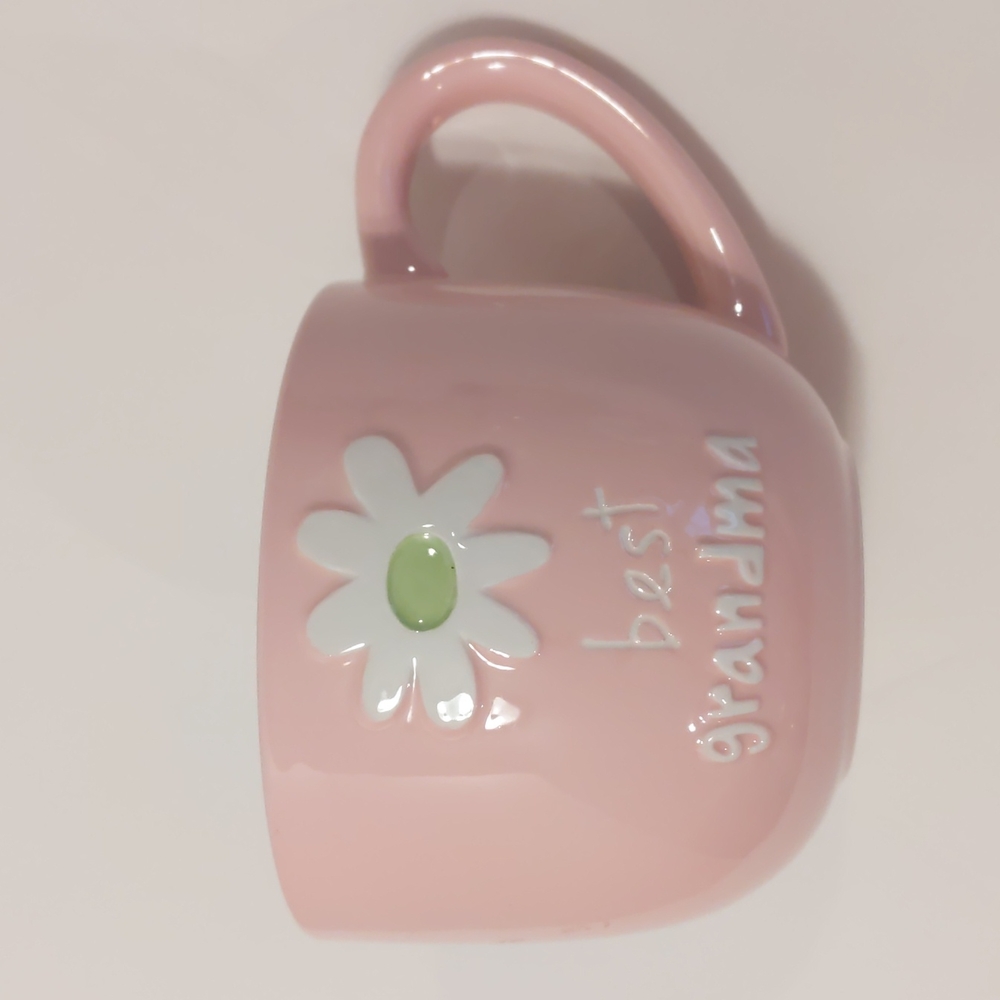 Sandra Magsamen Best Grandma Mug Pink with Flower